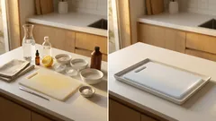 漂白剤なしでまな板の黄ばみ・色移りを落とす—重曹×酢×オキシドールの手順