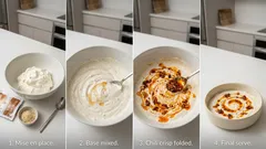 混ぜるだけでごちそう感:フレンチオニオンディップに食べるラー油をひとさじ足すレシピ