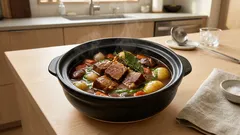 煮込みが重いと感じたら—おたま×氷で表面の脂をさっと取る簡単テク