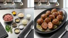 揚げない・オーブン不要でも香ばしい。フライパンの余熱でふっくら仕上げる時短ミートボール